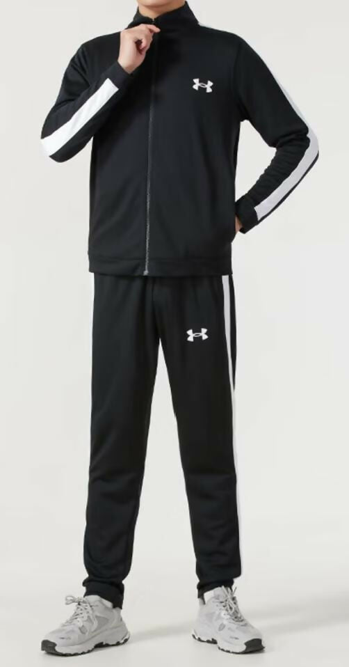UA Rival Knit Track Suit-BLK