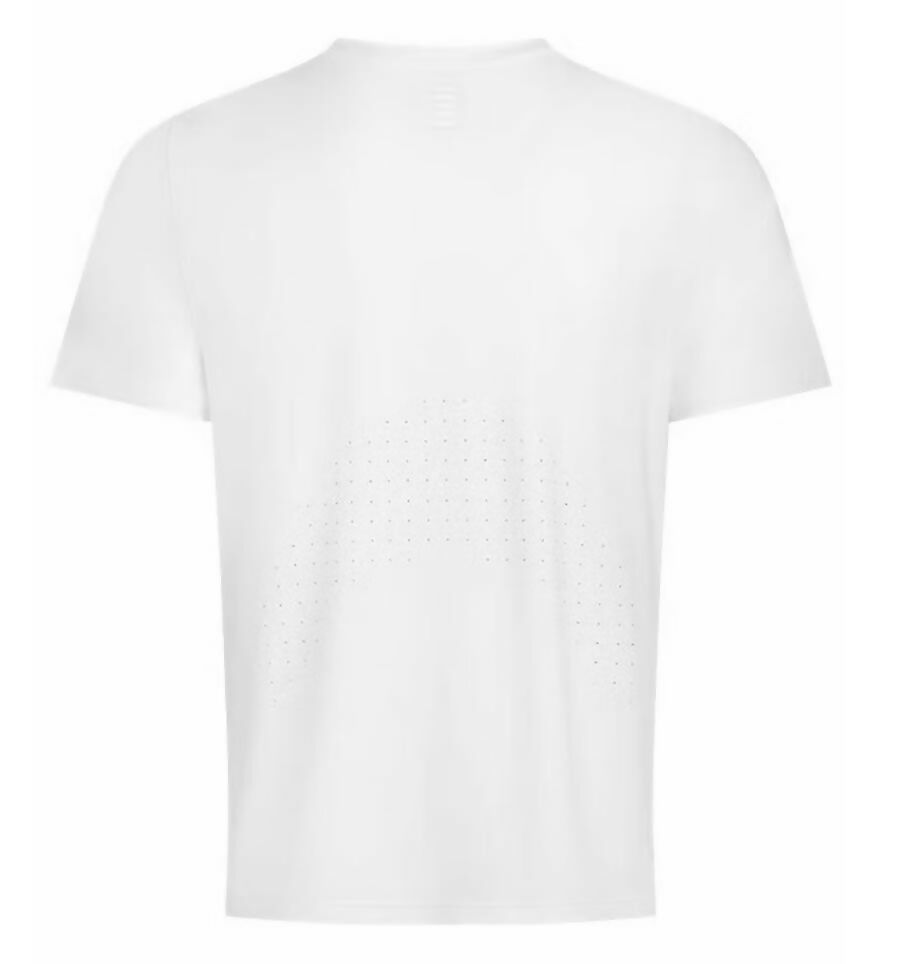 UA LAUNCH ELITE SHORTSLEEVE-WHT