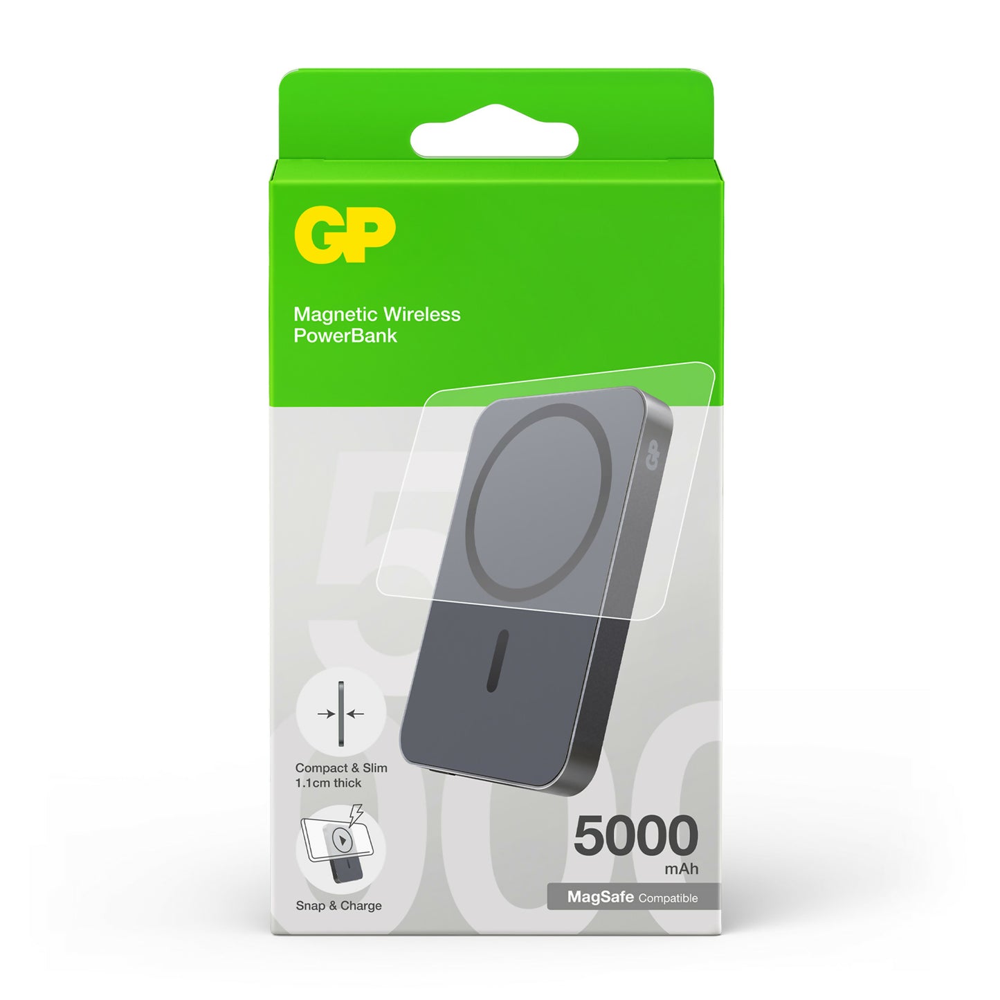 GP超霸Ultra Slim磁吸無線儲電寶5000mAh
