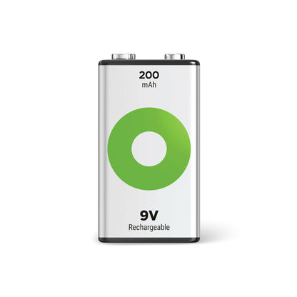 GP綠再 9V充電電池 200mAh (1粒裝)