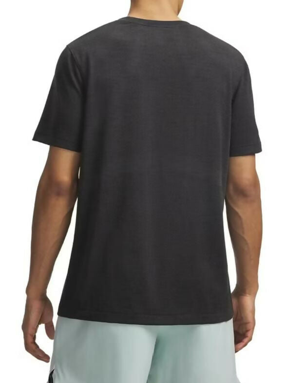 UA Wool Run SS-BLK